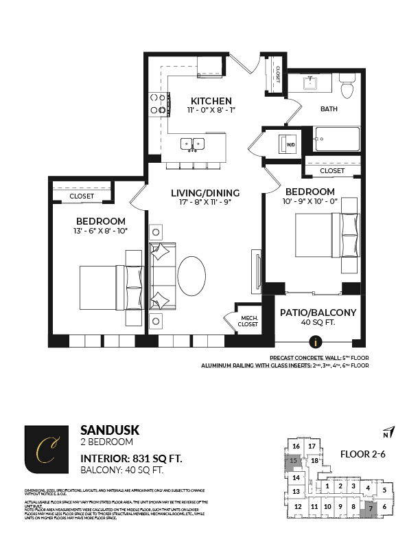 Sandusk Suite - Creekside Condos Milton